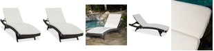 Noble House Curio Outdoor Chaise Lounge